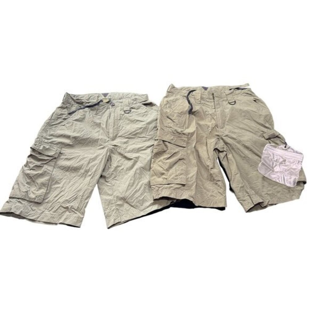 LOT OF 2 BOYS SCOUTS OF AMERICA MENS SHORTS SIZE S |‎ E1